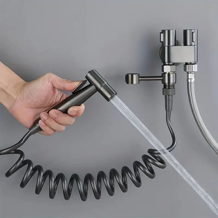 Handbidet Set met Douchekop & 198cm Slang | Zelfreinigende Toiletsproeier