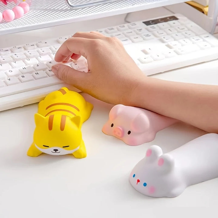 Ergonomische Polssteun | Schattige PU Muismat | Comfort voor Bureau & Kantoor