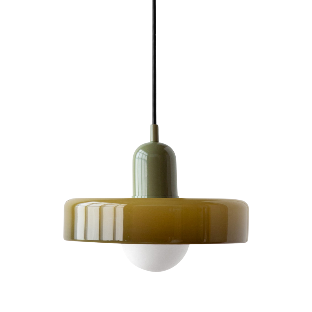 Luxihome | moderne hanglamp met glazen kap