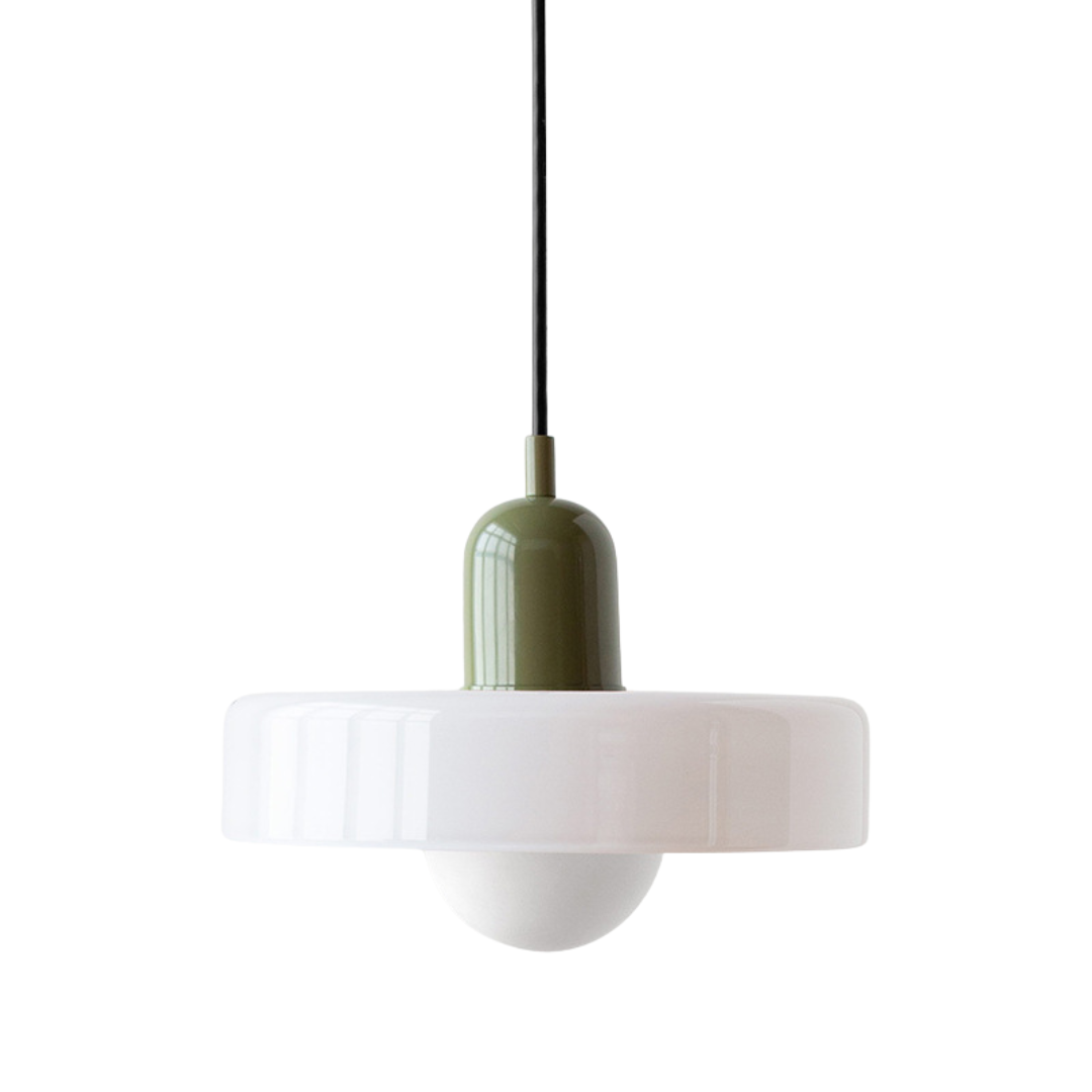 Luxihome | moderne hanglamp met glazen kap