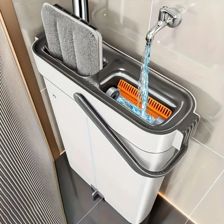 Complete Mop- en Emmerset | Handsfree | 4 Microvezeldoeken