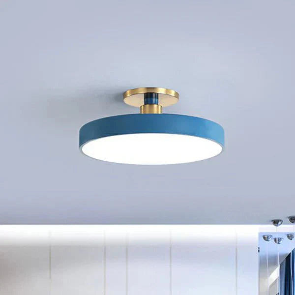 Round Flush Mount | Moderne LED Wandlamp in Scandinavische Stijl – Acryl Design & Zachte Verlichting