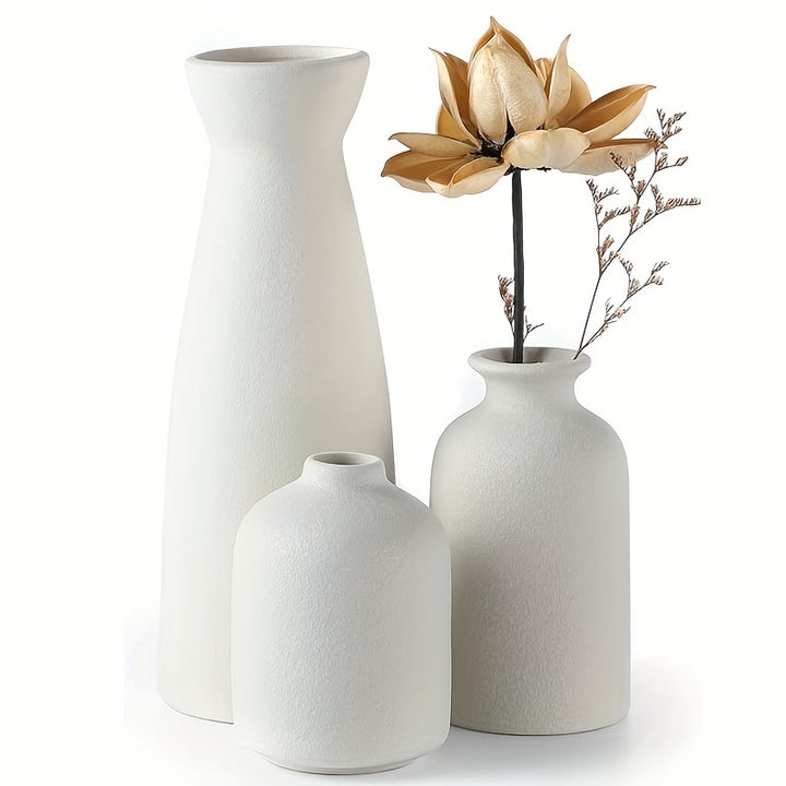 Ceramic Trio | Moderne vaasjes voor stijlvolle decoratie