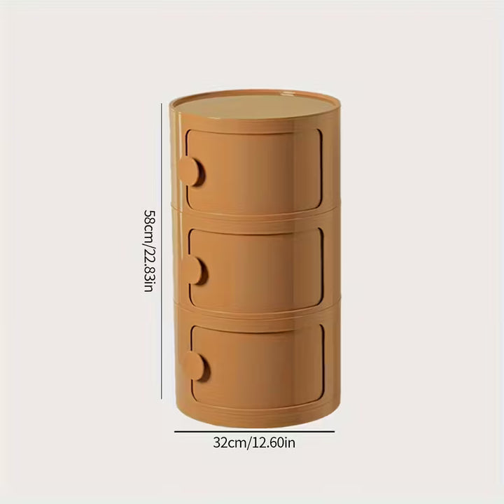 FlexiStore™ Table de Chevet Multifonctionnelle | Armoire de Rangement Portable avec Tiroir