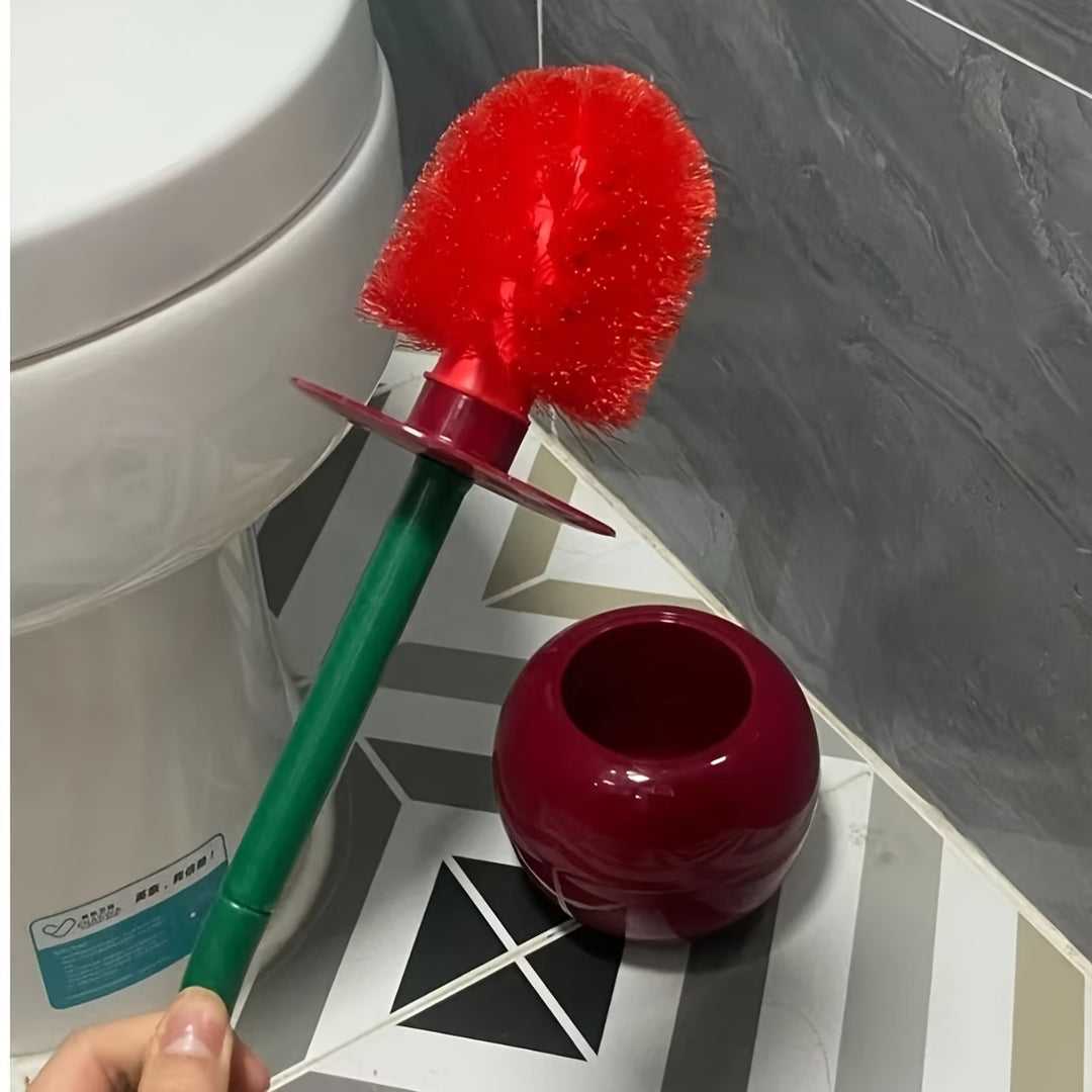 Cherry Brush | Creatieve Toiletborstel met Houder