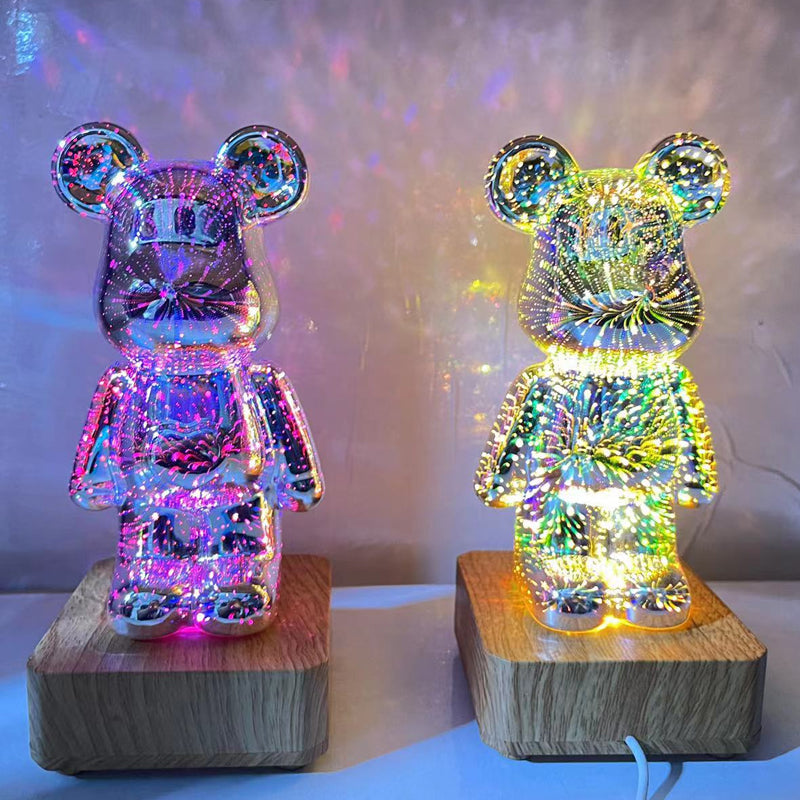 GlowBear | 3D Vuurwerk Nacht Lamp