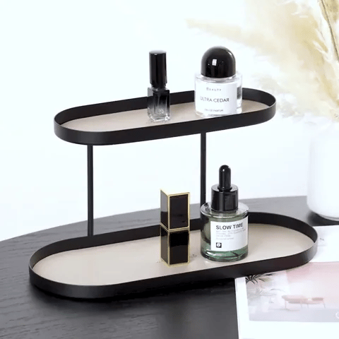 Chique Ovale Dubbele Opbergrek | Organizer voor Sieraden, Make-up & Sleutels
