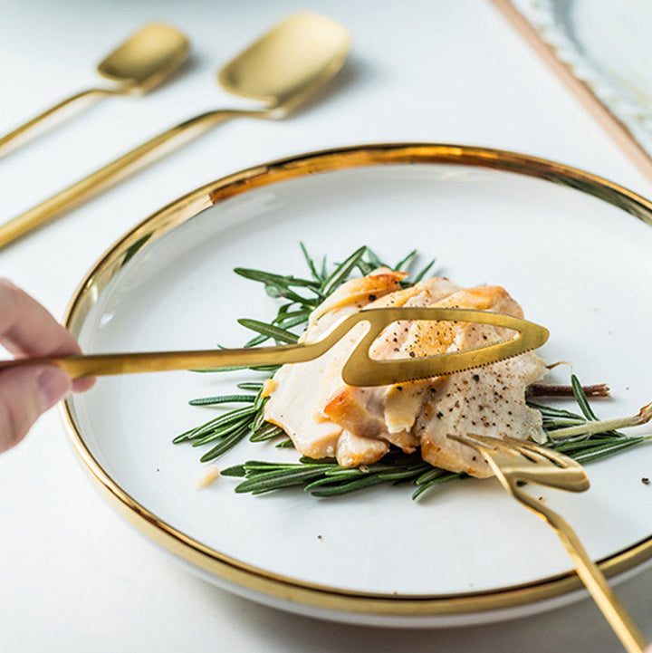 Milano Bestekset | Modern RVS Bestek in Goud, Zilver of Zwart (4, 16 of 32-delig)