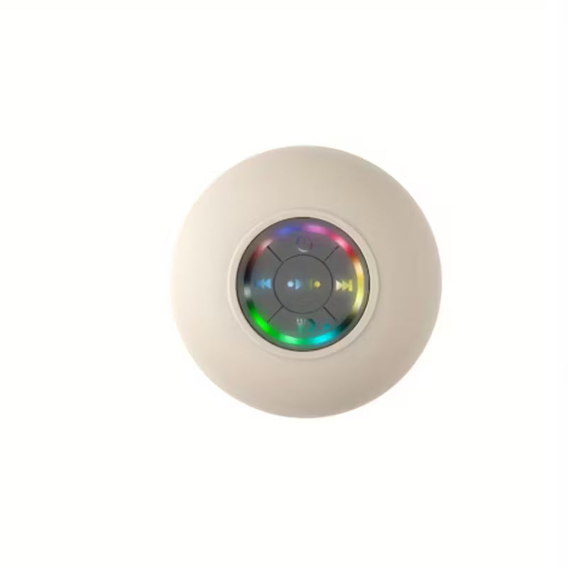 AquaBeats™ LED Badkamer Speaker – Draadloos & Waterbestendig