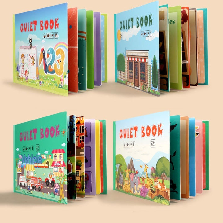 BusyBook™ Educatief Peuterboek | Speel- & Leerboek voor Motoriek, Logica & Herkennen