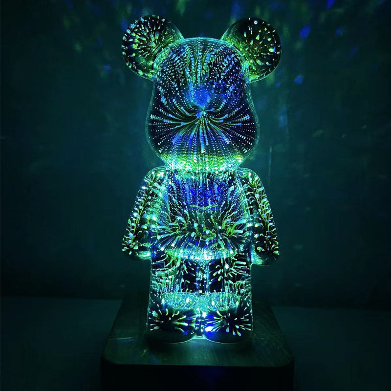 GlowBear | 3D Vuurwerk Nacht Lamp