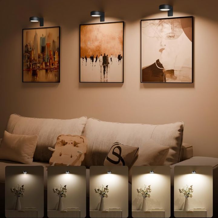LED Schilderijverlichting met Magneetbevestiging | Dimbaar | Warm & Koel Wit Licht