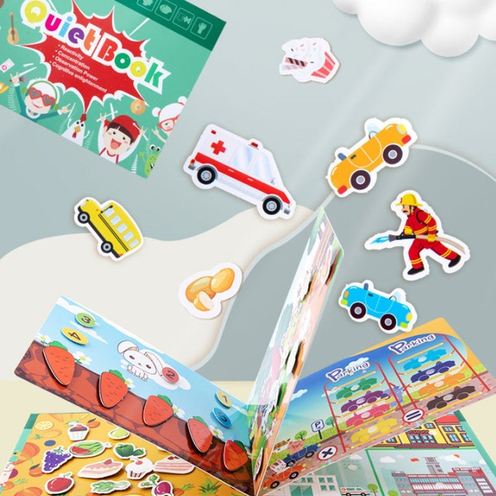 BusyBook™ Educatief Peuterboek | Speel- & Leerboek voor Motoriek, Logica & Herkennen