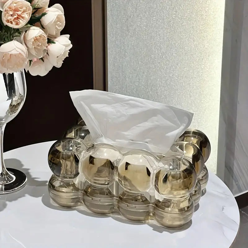Celeste Tissue Box | Sculpturaal Design | Transparant Acryl