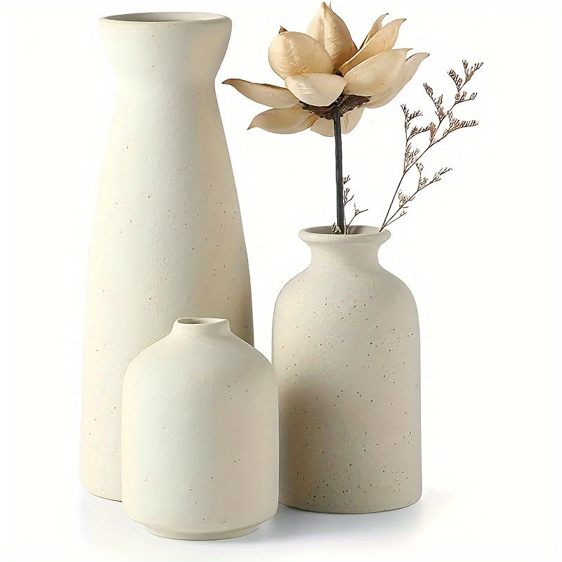 Ceramic Trio | Moderne vaasjes voor stijlvolle decoratie