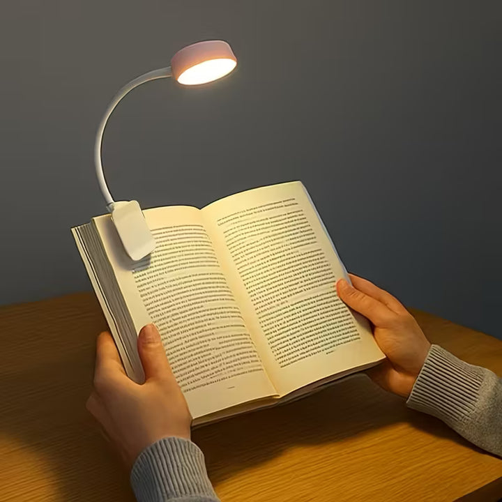 FlexiRead™ Lampe de lecture à clipser – LED dimmable avec 3 couleurs pour la lecture