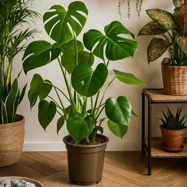 Monstera Deliciosa Tauerii | Hoogte 70-90 cm | Kamerplant