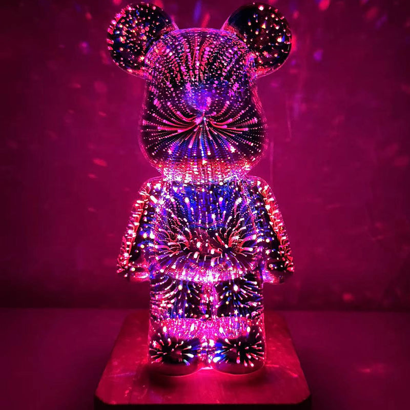 GlowBear | 3D Vuurwerk Nacht Lamp