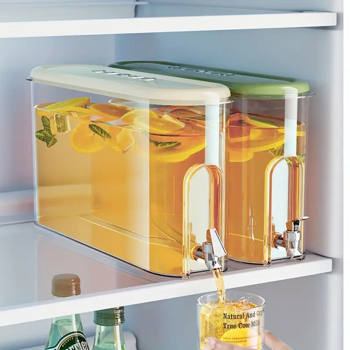 Grote Waterkan met Kraan | 4 Liter | Transparant & Lekvrij