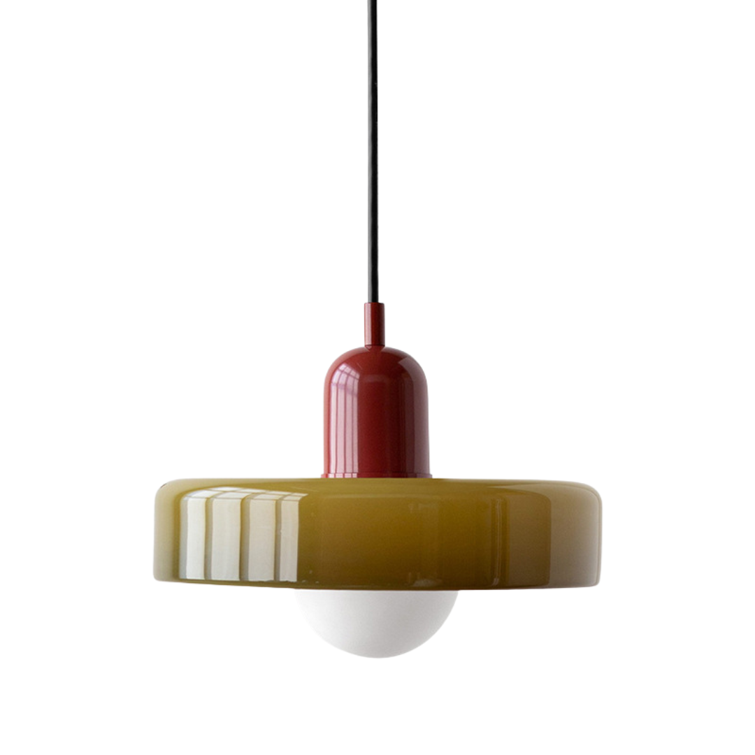 Luxihome | moderne hanglamp met glazen kap