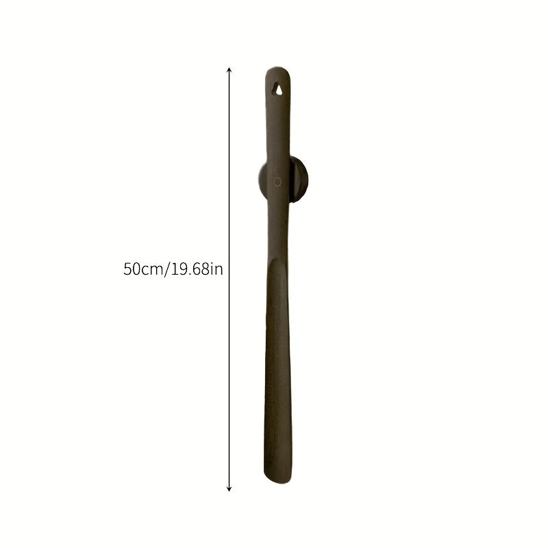 50cm Houten Schoenlepel met Magnetische Basis | Ideaal voor Thuisgebruik