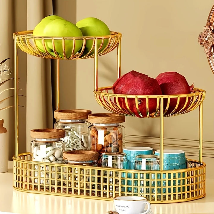 Stijlvol Serveren & Organiseren | Luxe Fruitschaal met 3 Lagen