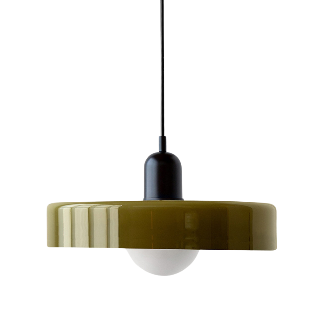 Luxihome | moderne hanglamp met glazen kap