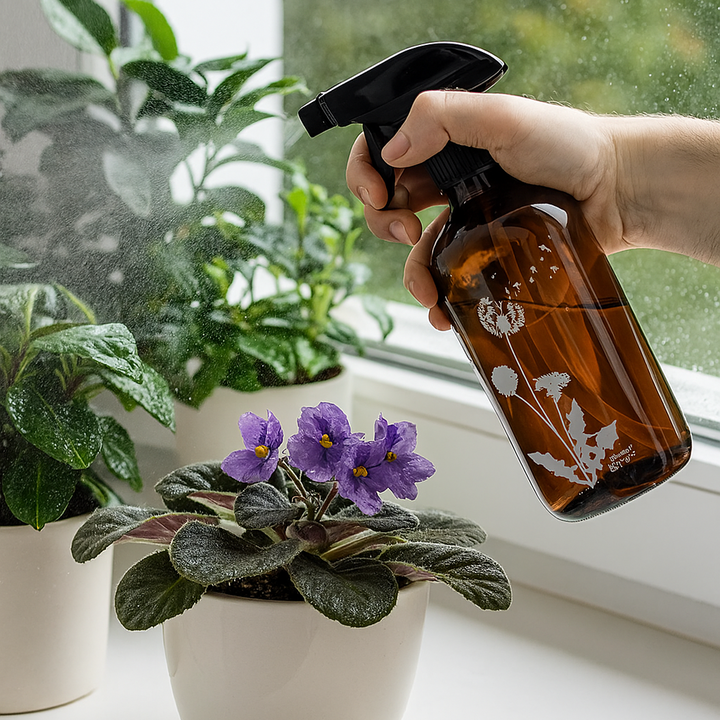 Stijlvolle Compacte Plantensproeier | Bloemenmotief