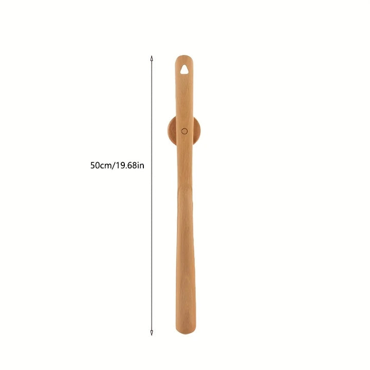 50cm Houten Schoenlepel met Magnetische Basis | Ideaal voor Thuisgebruik