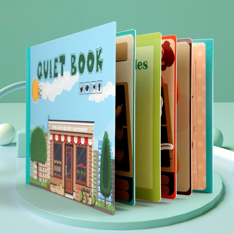 BusyBook™ Educatief Peuterboek | Speel- & Leerboek voor Motoriek, Logica & Herkennen