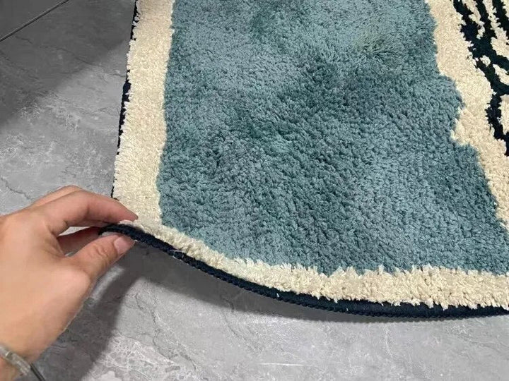 NordicFlow Luxe Handgemaakte Badmat | Anti-slip & Machinewasbaar