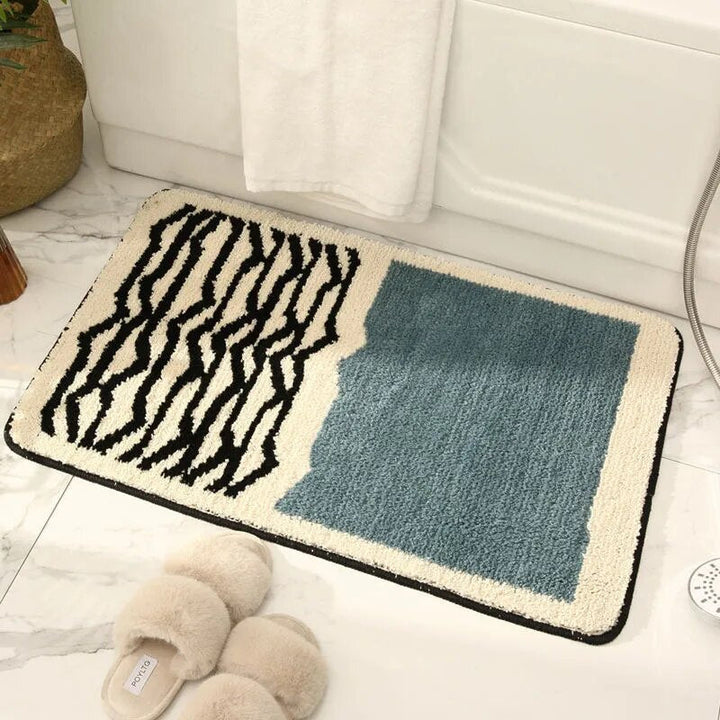 NordicFlow Luxe Handgemaakte Badmat | Anti-slip & Machinewasbaar