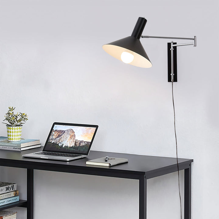 Anvia Wandlamp | Minimalistische Verstelbare Wandlamp voor Slaapkamer & Woonkamer