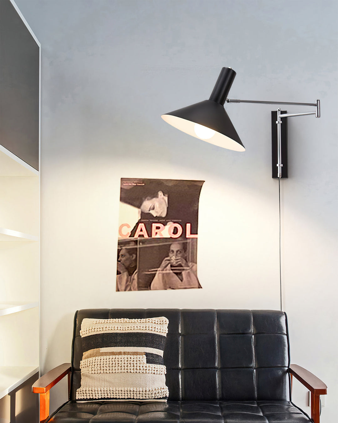 Anvia Wandlamp | Minimalistische Verstelbare Wandlamp voor Slaapkamer & Woonkamer