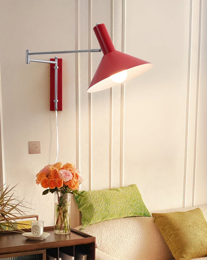 Anvia Wandlamp | Minimalistische Verstelbare Wandlamp voor Slaapkamer & Woonkamer