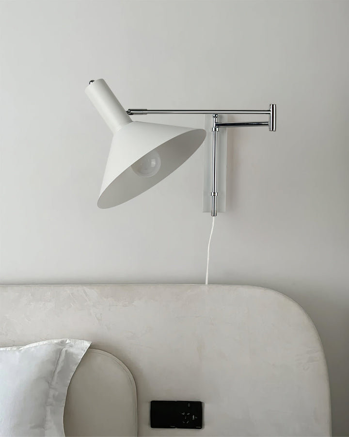 Anvia Wandlamp | Minimalistische Verstelbare Wandlamp voor Slaapkamer & Woonkamer