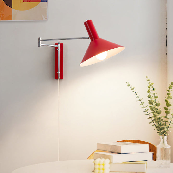 Anvia Wandlamp | Minimalistische Verstelbare Wandlamp voor Slaapkamer & Woonkamer