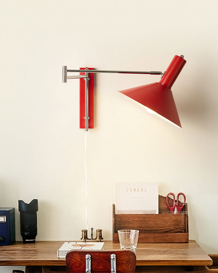 Anvia Wandlamp | Minimalistische Verstelbare Wandlamp voor Slaapkamer & Woonkamer