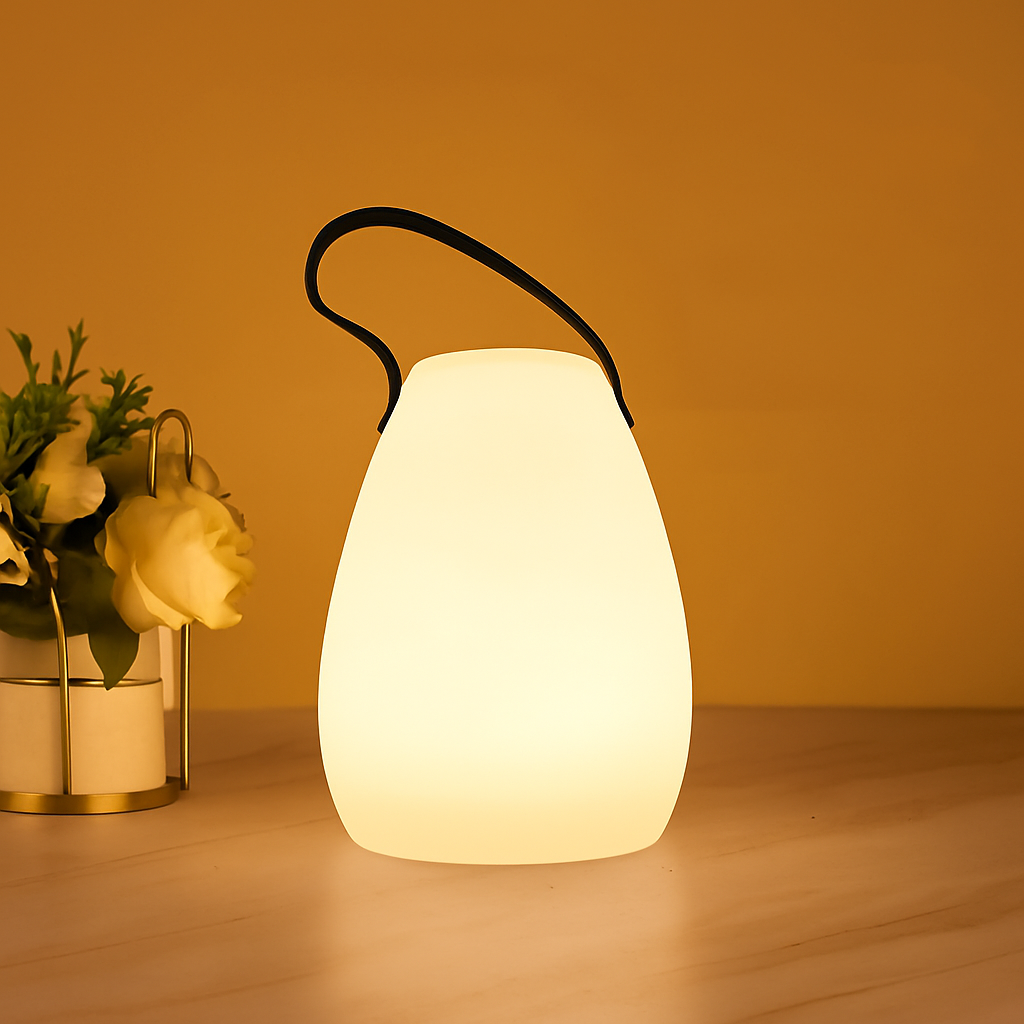 LunaGlow | Draadloze LED Tafellamp met Afstandsbediening & Oplaadbare Batterij