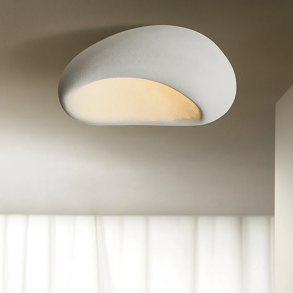 ZenLicht | Wabi Sabi Plafondlamp met Rustgevende Sfeer & Warm Licht