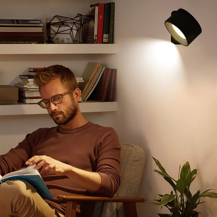 Flexilight 360° Wandlamp | Draadloos | USB-Oplaadbaar | 3 Lichtstanden