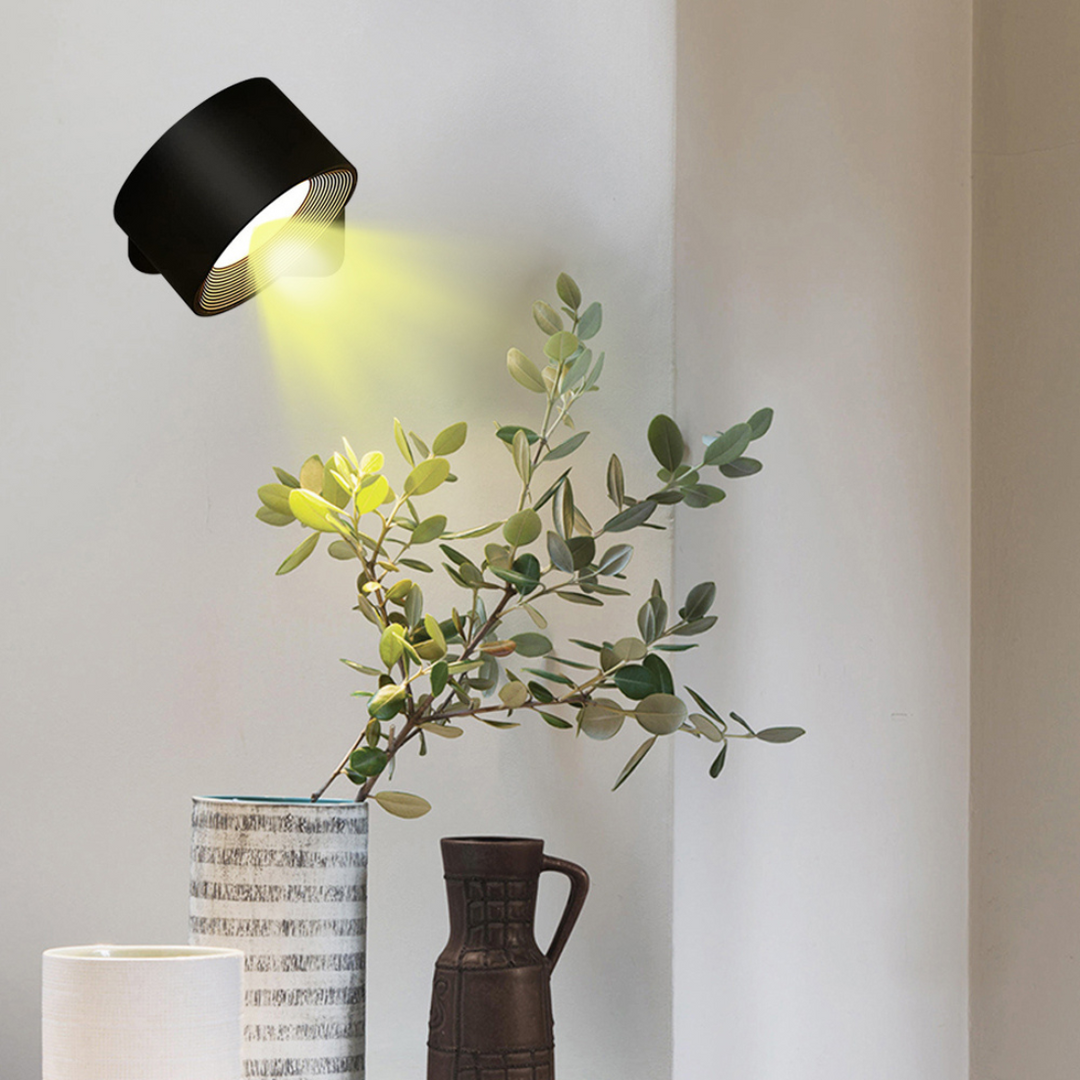 Flexilight 360° Wandlamp | Draadloos | USB-Oplaadbaar | 3 Lichtstanden