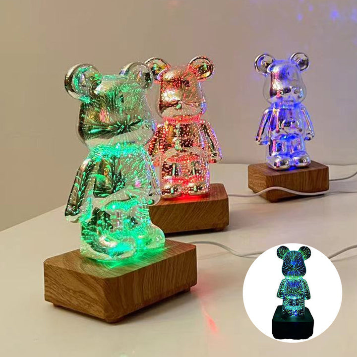 GlowBear | 3D Vuurwerk Nacht Lamp