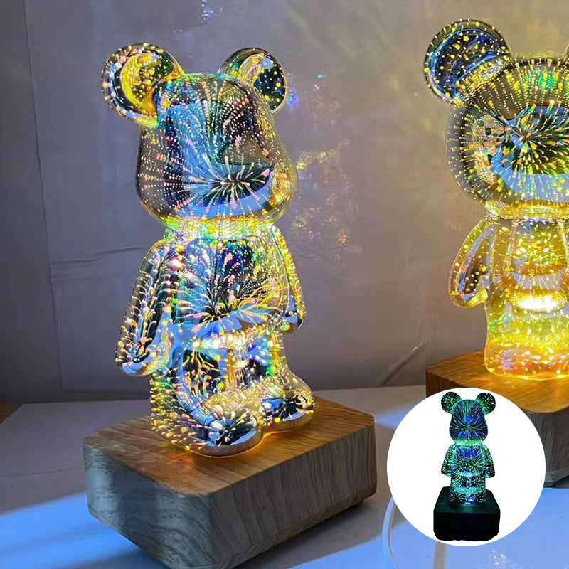 GlowBear | 3D Vuurwerk Nacht Lamp