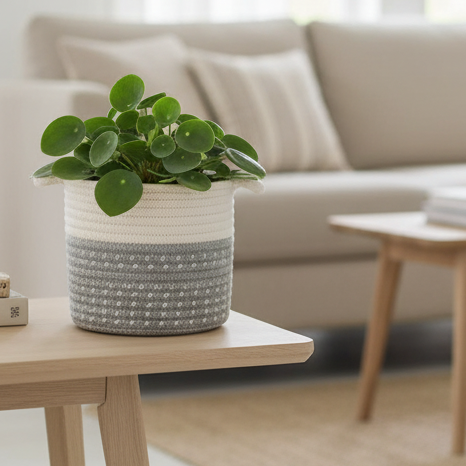 Decoratieve Plantenmand | Natuurlijke Warmte voor Elk Interieur