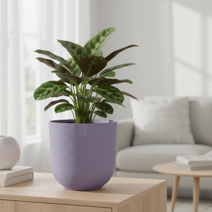 Elho Jazz Round | Terracotta Bloempot met Matte Afwerking | Diameter 19 cm