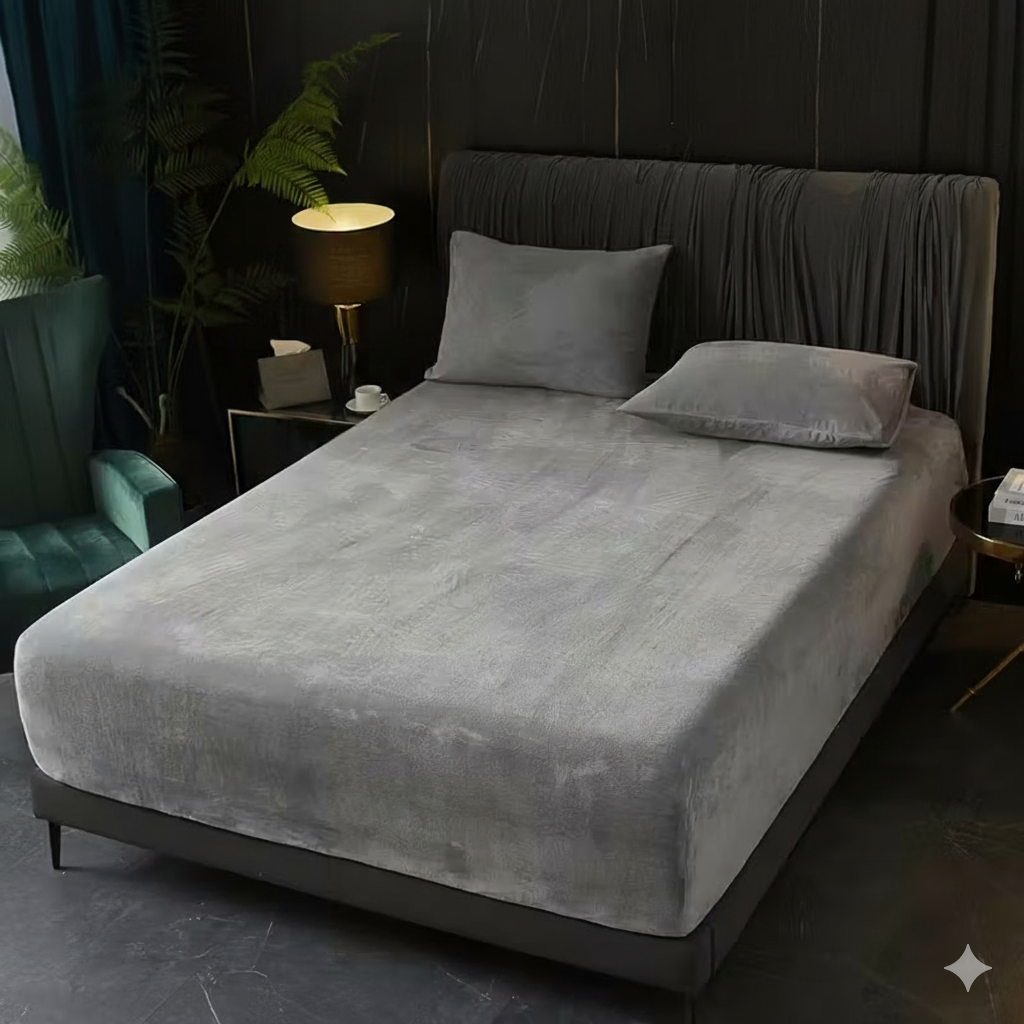 Luxe Velvet Beddenset | 3-Delig met Hoeslaken & Kussenslopen | Ultiem Zacht & Warm