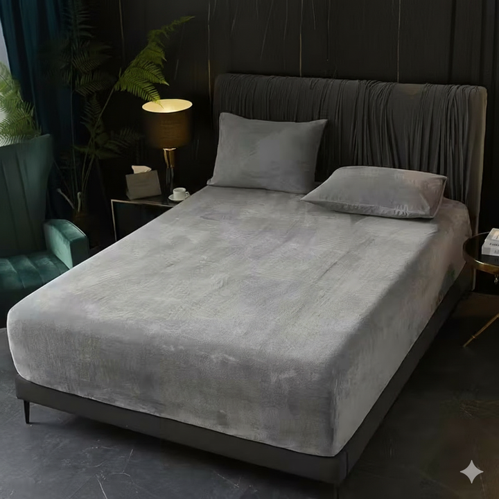 Luxe Velvet Beddenset | 3-Delig met Hoeslaken & Kussenslopen | Ultiem Zacht & Warm