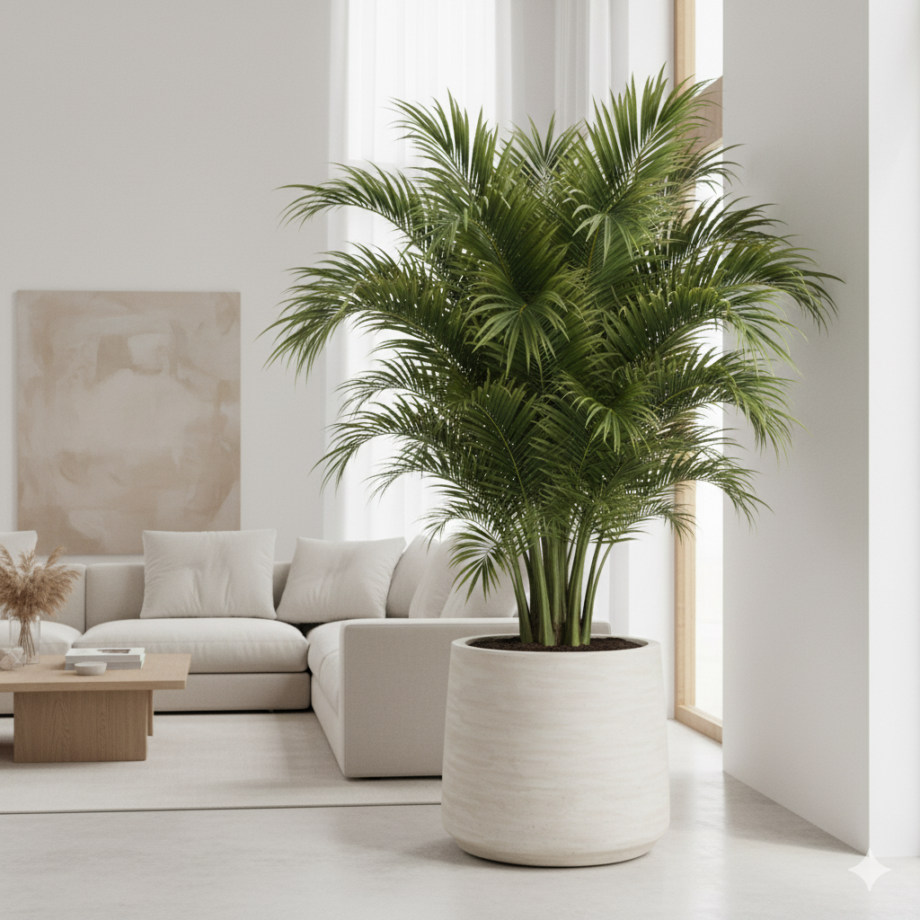 Jumbo Patt Ivory Washed | Grote Handgemaakte Bloempot in Natuurlijke Ivoorlook