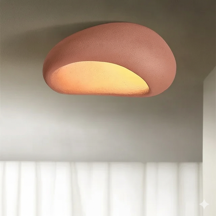 ZenLicht | Wabi Sabi Plafondlamp met Rustgevende Sfeer & Warm Licht